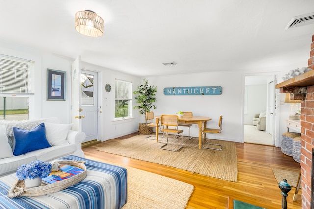 429 Paines Creek Rd, Brewster, MA 02631 - living room featuring wood finished floors and stairs