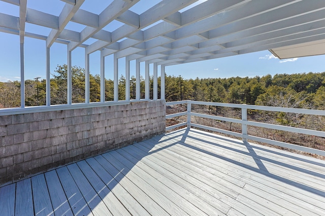 view of deck