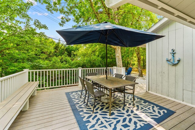 12 Running Light Way, Mashpee, MA 02649 - wooden deck with outdoor dining space