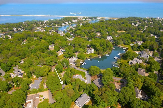 12 Running Light Way, Mashpee, MA 02649 - aerial perspective of suburban area featuring a nearby body of water