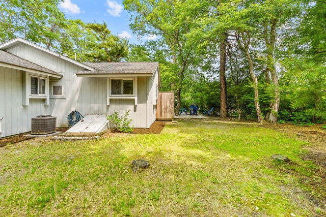 12 Running Light Way, Mashpee, MA 02649 - view of green lawn with central AC unit