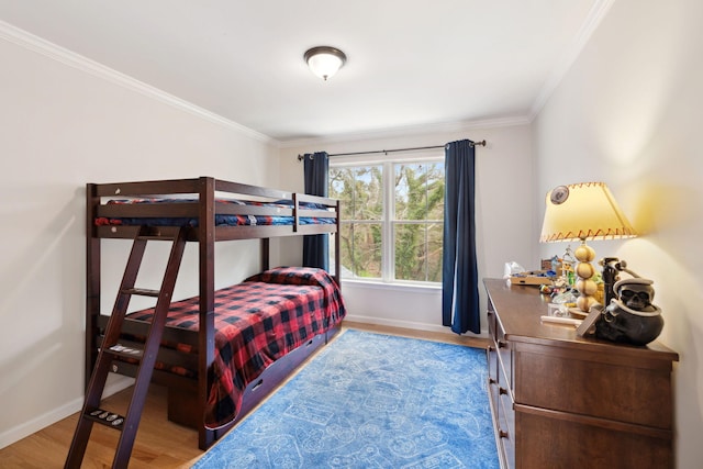4 Charles Ln, Falmouth, MA 02540 - bedroom with baseboards, wood finished floors, and ornamental molding