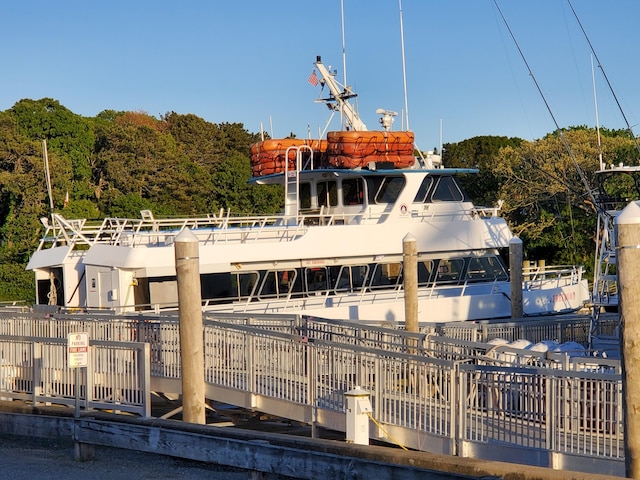 view of dock