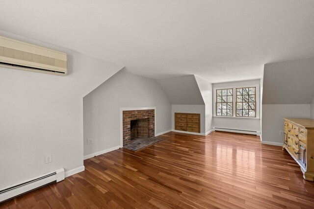 stairway featuring hardwood / wood-style floors