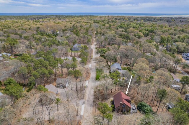 aerial view with a view of trees