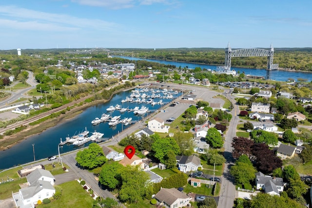 44 Buttermilk Way, Buzzards Bay, MA 02532 - bird's eye view of a nearby body of water and a marina