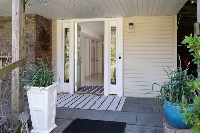 532 S Orleans Rd, Orleans, MA 02653 - doorway to property with brick siding