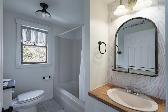 532 S Orleans Rd, Orleans, MA 02653 - full bathroom featuring vanity, washtub / shower combination, and tile patterned flooring