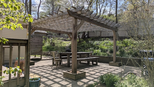 532 S Orleans Rd, Orleans, MA 02653 - view of community with a pergola, a patio area, and outdoor dining area