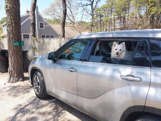 100 Hiawatha Rd Unit B, Wellfleet, MA 02667 - view of vehicle parking featuring fence