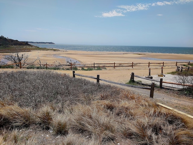 100 Hiawatha Rd Unit B, Wellfleet, MA 02667 - water view featuring fence and local beach