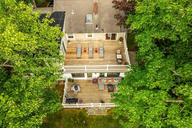 117 Parker Rd, Osterville, MA 02655 - view from above of property