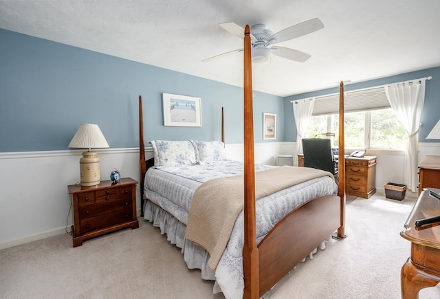 151 Leisure Green Dr N, Mashpee, MA 02649 - bedroom featuring light carpet and a ceiling fan