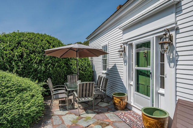 64 Riverside Dr, West Harwich, MA 02671 - view of patio with outdoor dining area