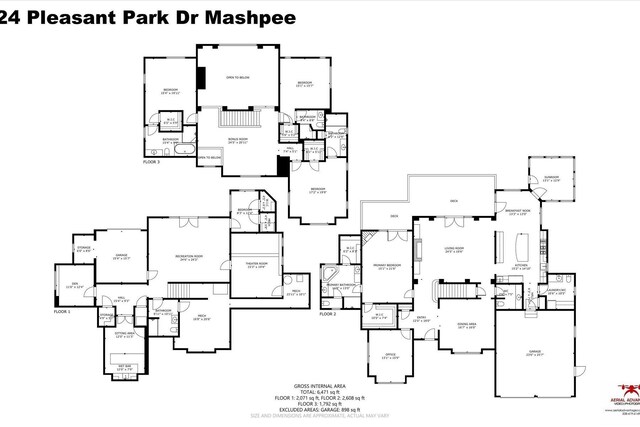 24 Pleasant Park Dr, Mashpee, MA 02649 - view of home floor plan