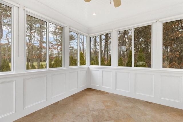 24 Pleasant Park Dr, Mashpee, MA 02649 - unfurnished sunroom with a decorative wall, healthy amount of natural light, and recessed lighting
