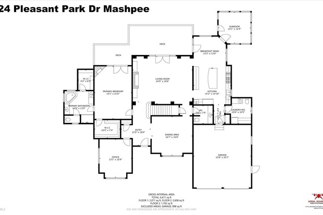 24 Pleasant Park Dr, Mashpee, MA 02649 - view of room layout