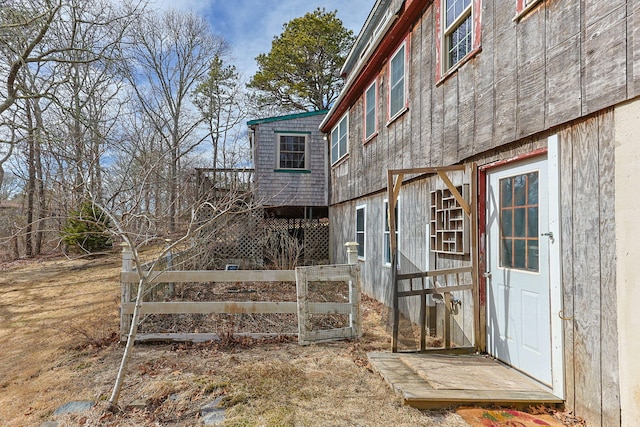 view of property exterior