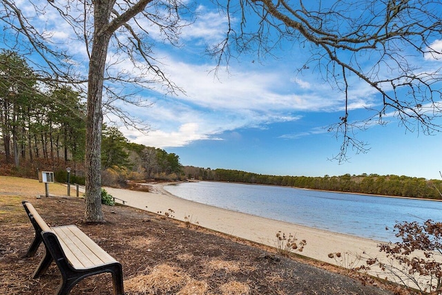 property view of water