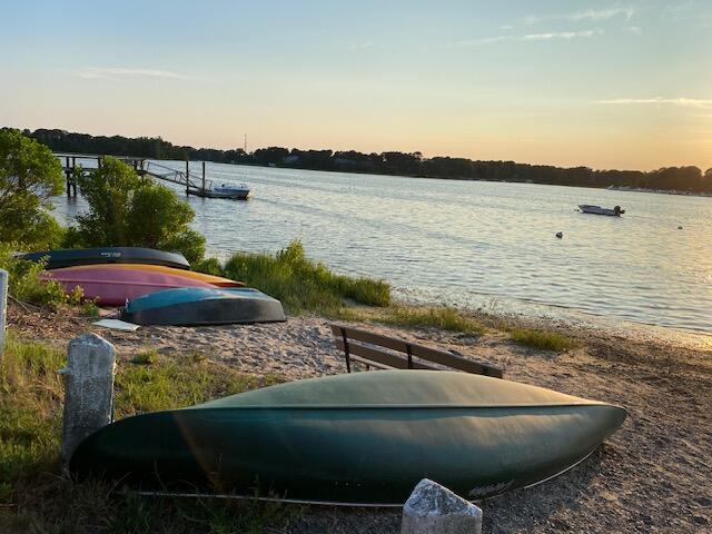 9 Bayberry Ln, South Dennis, MA 02660 - water view featuring a boat dock