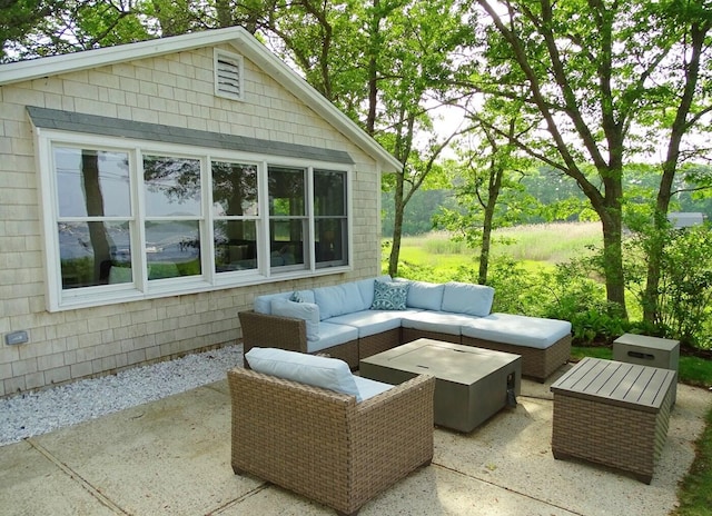 view of patio / terrace featuring outdoor lounge area