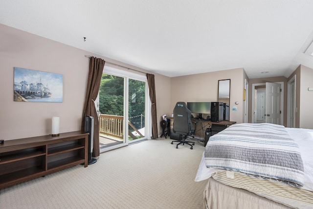 65 Hadrada Ln, Centerville, MA 02632 - bedroom featuring carpet, access to exterior, and an office area