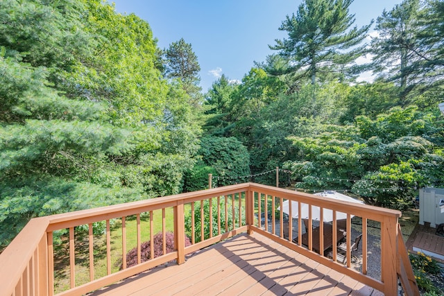 65 Hadrada Ln, Centerville, MA 02632 - view of wooden terrace