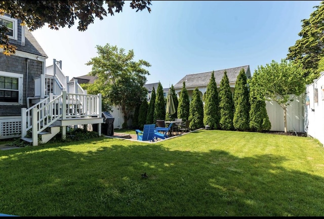 54 Commercial St Unit 3, 4, 5, 6, Provincetown, MA 02657 - view of yard featuring fence and a patio area