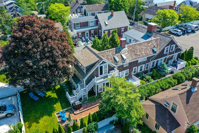 54 Commercial St Unit 3, 4, 5, 6, Provincetown, MA 02657 - bird's eye view featuring a residential view