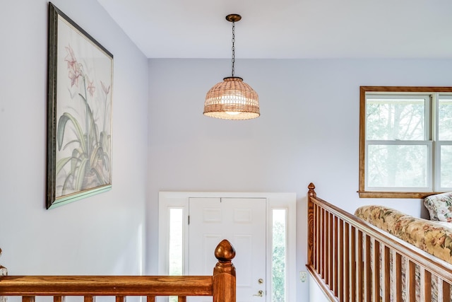 view of entrance foyer