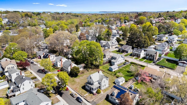 32 Grogan Ave, Quincy, MA 02169 - aerial view of property and surrounding area featuring nearby suburban area