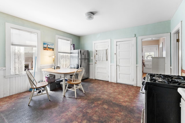 32 Grogan Ave, Quincy, MA 02169 - dining room featuring wainscoting