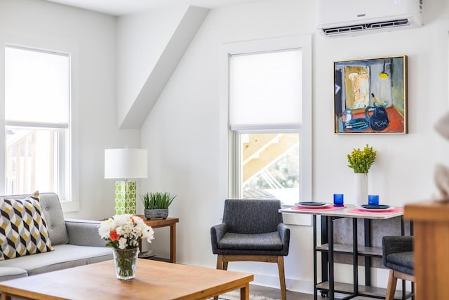 36 Pearl St Unit 2, Provincetown, MA 02657 - living area featuring a wall unit AC