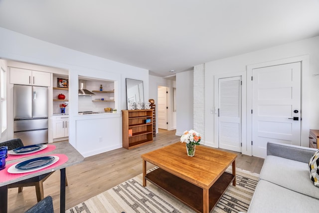 36 Pearl St Unit 2, Provincetown, MA 02657 - living room featuring light wood finished floors