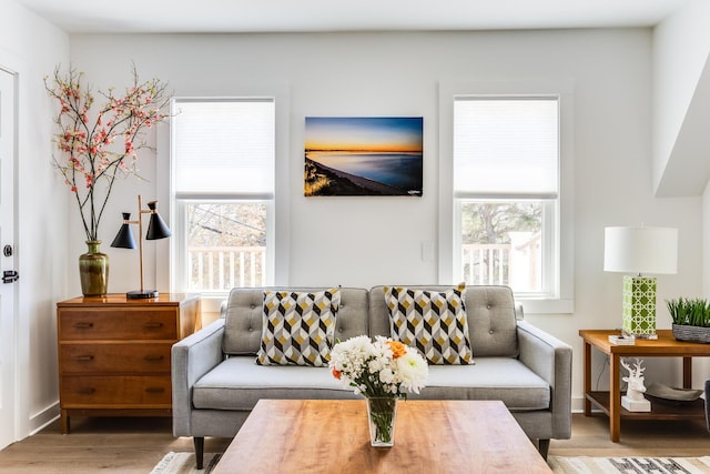 36 Pearl St Unit 2, Provincetown, MA 02657 - living room with wood finished floors