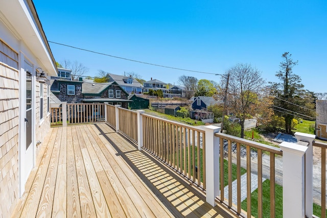 36 Pearl St Unit 2, Provincetown, MA 02657 - wooden deck with a residential view