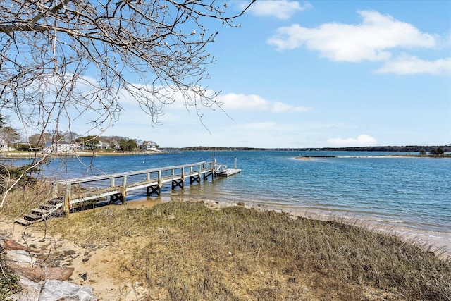 dock with a water view