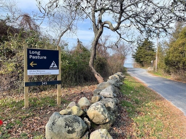 view of road