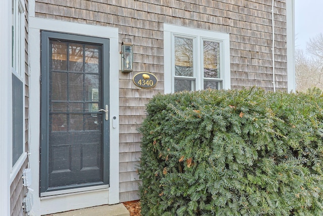 view of entrance to property