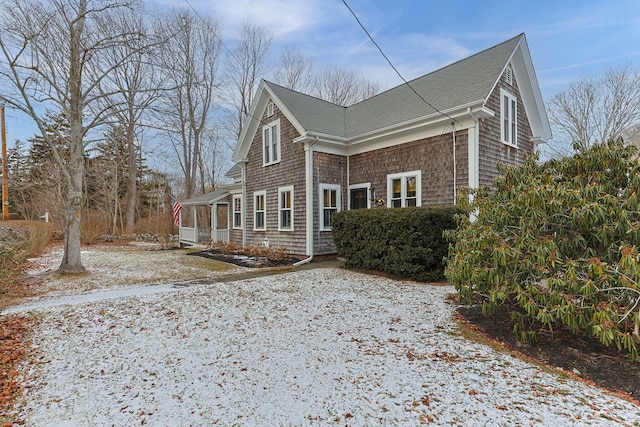 view of side of property