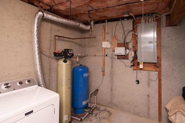 2181 Service Rd, West Barnstable, MA 02668 - utility room with washer / dryer and electric panel