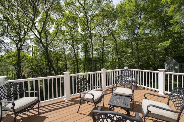 2181 Service Rd, West Barnstable, MA 02668 - view of wooden deck