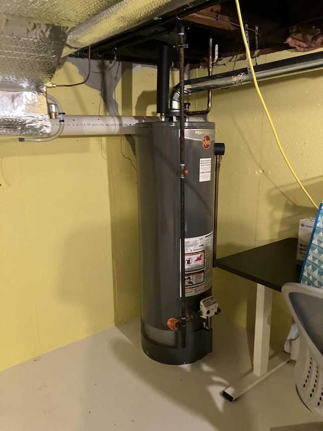 utilities with gas water heater