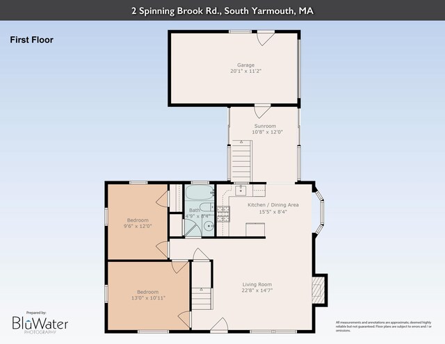 2 Spinning Brook Rd, South Yarmouth, MA 02664 - room layout
