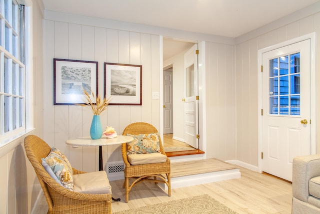 40 Highland Dr, Centerville, MA 02632 - sitting room featuring light wood finished floors and a decorative wall