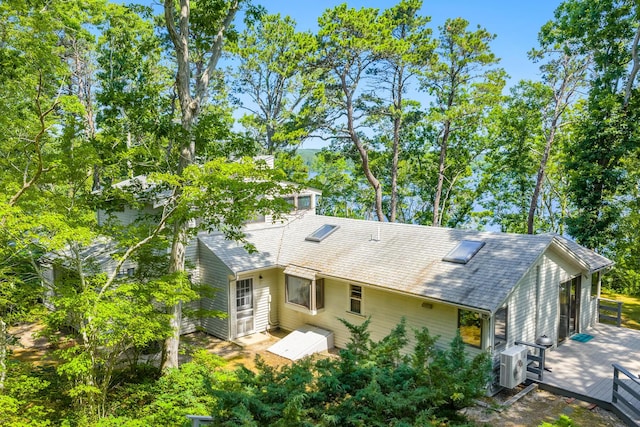 17 Gull Haven Ln, Wellfleet, MA 02667 - view of front of home with a deck