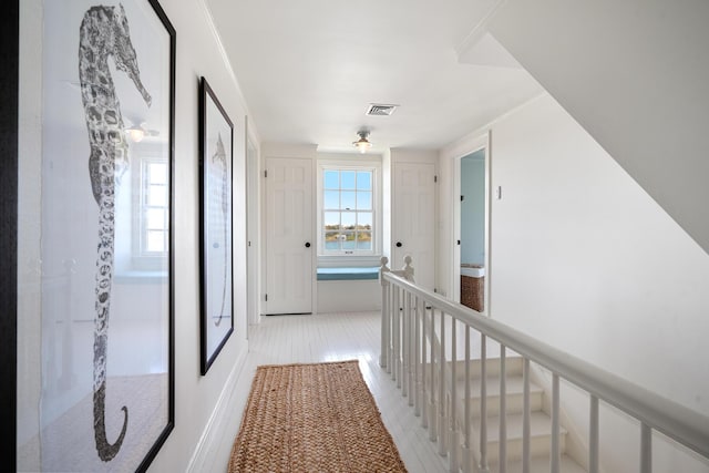 23 Oyster Pond Ln, Chatham, MA 02633 - hall with an upstairs landing