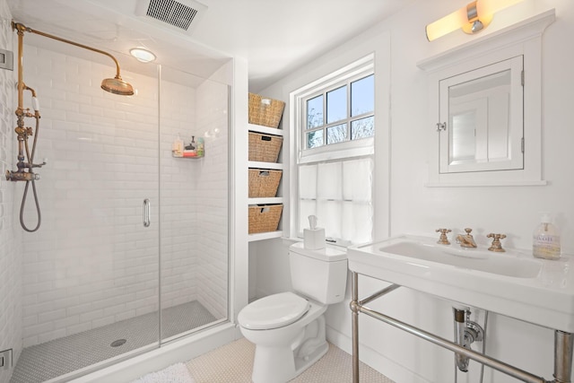 23 Oyster Pond Ln, Chatham, MA 02633 - full bath featuring a stall shower and tile patterned floors