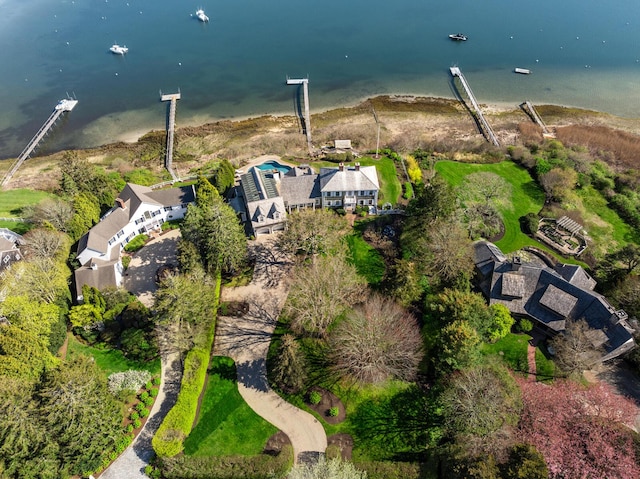 23 Oyster Pond Ln, Chatham, MA 02633 - drone / aerial view of a large body of water