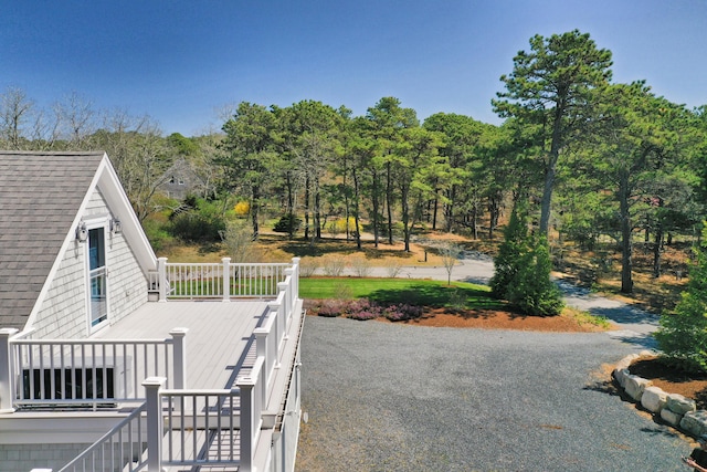 40 Leilla Rich Dr, Wellfleet, MA 02667 - view of yard featuring a wooden deck